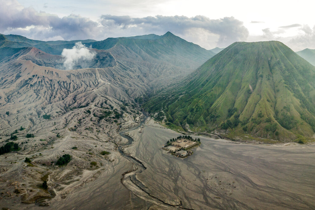 Mount Bromo View from Sky