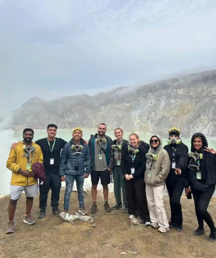Ijen Crater with guest - Indo Asia Trip